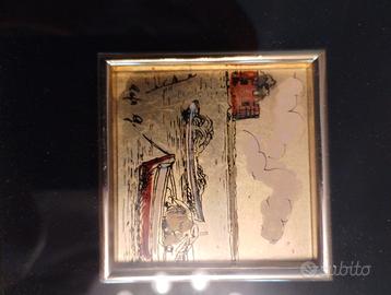 Dipinto su foglia d' oro Loreto