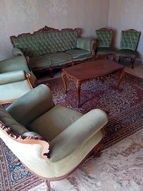 salotto, antico/vintage in stile barocco.