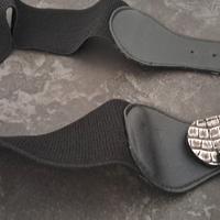 cintura donna elasticizzata nera 