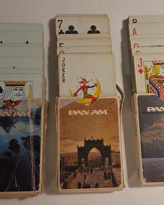 Carte Gioco Vintage Pan Am _ Airline Memorabilia