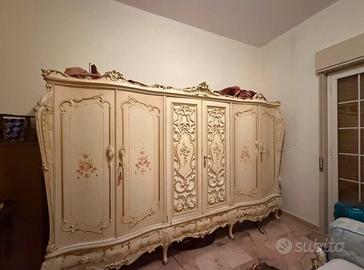 Camera da letto completa in stile Barocco Venezian