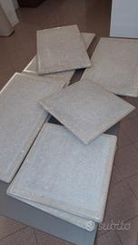 Lotto lastre in marmo lavorato