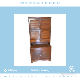 CREDENZA IN LEGNO STILE MARINARO