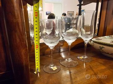 Set di bicchieri vintage in cristallo - 36 pezzi