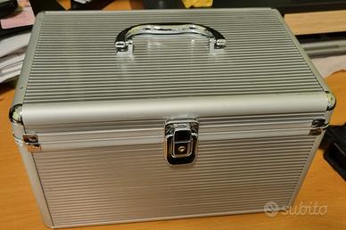 Valigetta alluminio porta CD-DVD - 200 Dischi