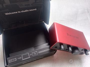 Focusrite Scarlett Solo come nuova