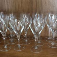 Set bicchieri in cristallo