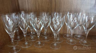 Set bicchieri in cristallo