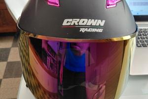 casco integrale Crown Racing nuovo