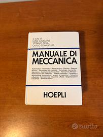 mwnuale di meccanica hoepli