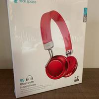 Rock Space - S9 Cuffie Bluetooth rosso