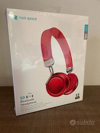 Rock Space - S9 Cuffie Bluetooth rosso
