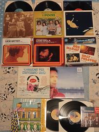 LOTTO 10 X VINILE LUCIO DALLA, BATTISTI, DE GREGOR
