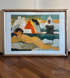 Serigrafia originale Salvatore Fiume