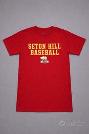 T-shirt Champion rossa Seton Hill Baseball tg S 