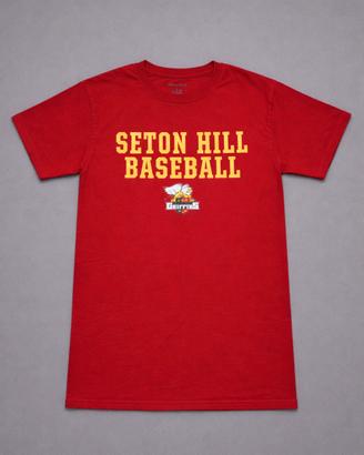 T-shirt Champion rossa Seton Hill Baseball tg S 