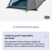 Tenda quechua 1 persona