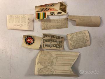 Decalcomanie vintage moto e bici