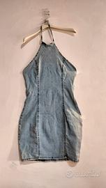 Vestito corto in jeans halter H&M Divided
