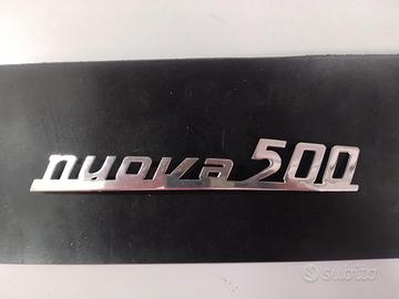 targhetta fiat 500 epoca