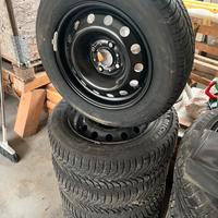 Cerchi in ferro r14 e ruota di scorta con kit comp