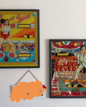 ARREDA CON STILE Flipper vintage quadro RARO