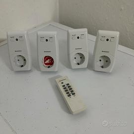 4 Prese telecomandate Silvercrest con telecomando