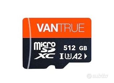 MicroSD Vantrue 512GB High Endurance A2 U3 V30