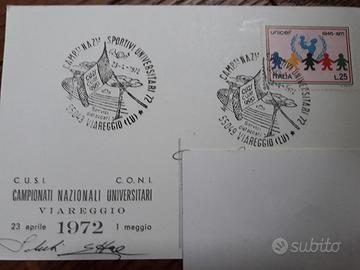 Campionati nazionali universitari Viareggio 1972