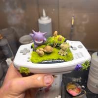 Pokeball diorama gameboy - terrari fatto a mano