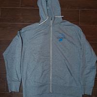 Felpa Nike grigia con zip