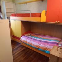 Camera Perfetta 2 Bambini Ragazzi Scaffale Divano 