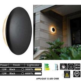 Applique 10 LED Parete Lampada Esterno Giardino