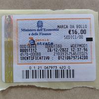 Marche Bollo nuove valide da € 16 varie date