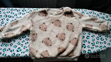 Felpa per bambino con stampa orsetti