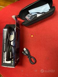 Occhiali con videocamera