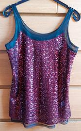 Maglia con paillettes nuova taglia 48