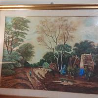 quadro olio su tela