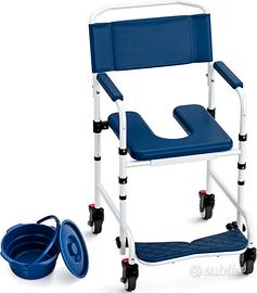 Sedia a rotelle per WC 