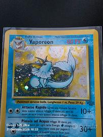 Carta pokemon holo Vaporeon 