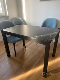 Tavolo moderno allungabile 70x160