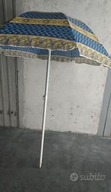 Vintage ombrellone in cotone vero