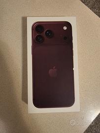 iPhone 18 pro max 256GB Borgogna nuovo sigillato 