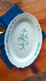 Grande piatto ovale Myosotis Arcopal France anni 8