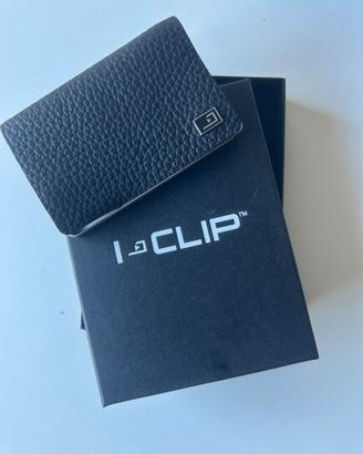 Portafoglio I-CLIP Original Black – Pelle Bottalat