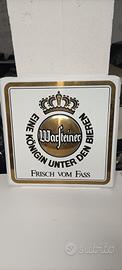 Targa  vintage Warsteiner in metallo - Birra / Pub