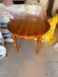 Set tavolo allungabile 5 sedie legno