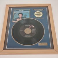 Elvis Presley 45 giri Kentucky rain RIAA Certified