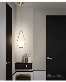 coppia lampadario moderno 