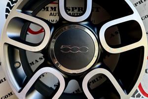 4 CERCHI IN LEGA ORIGINALI RAGGIO 15 FIAT 500
